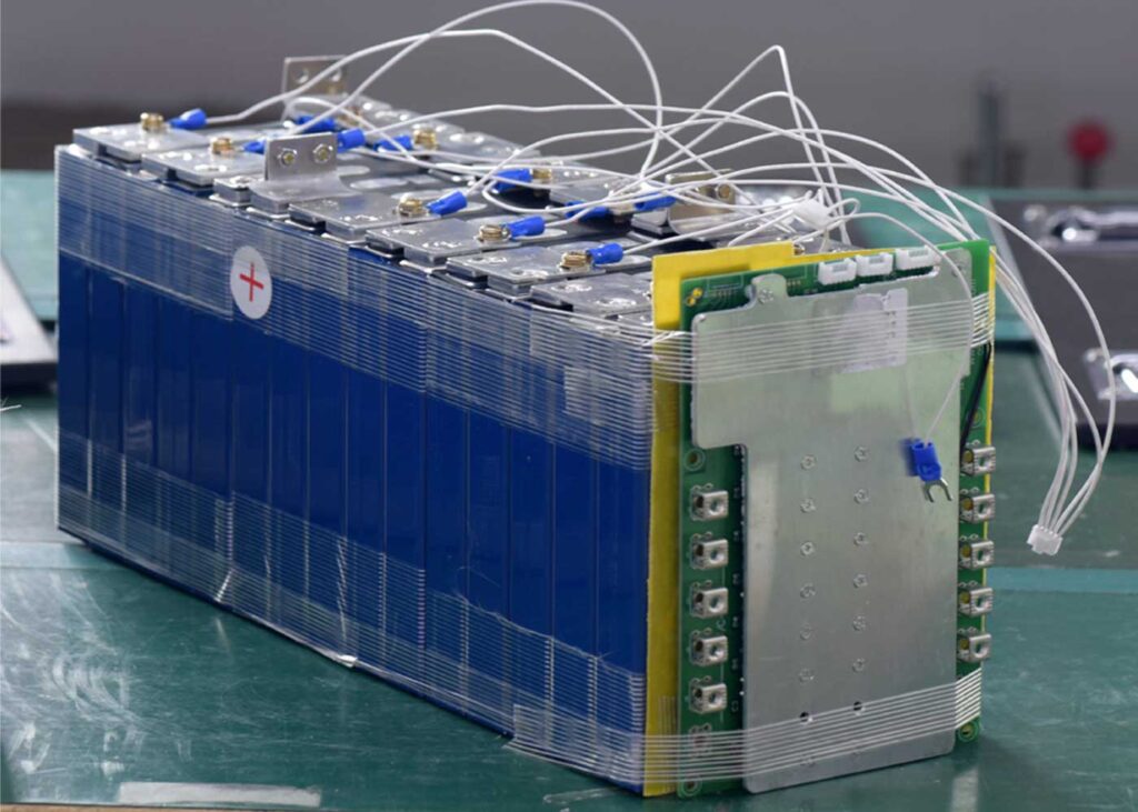 Lithium battery pack drawing