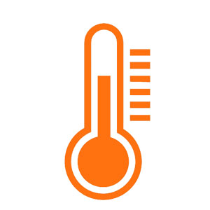 Over temperature logo